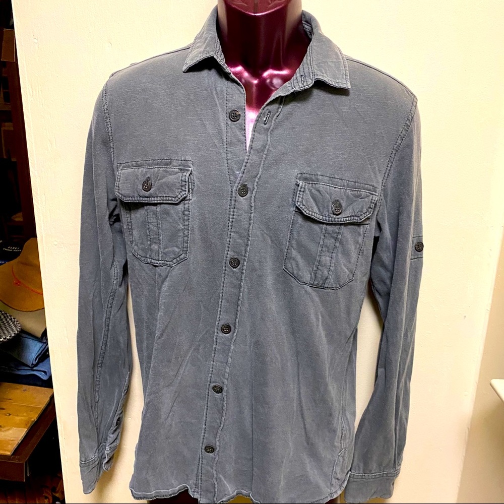LOGG cotton soft button up